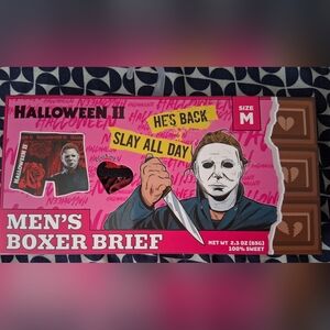 New Halloween II Valentines Boxer Briefs Mens Size Medium